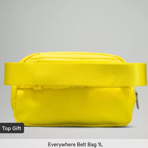 ❤️ Lululemon Sonic Yellow Extended Strap Everywhere Belt Bag NWT - Picture 6 of 13